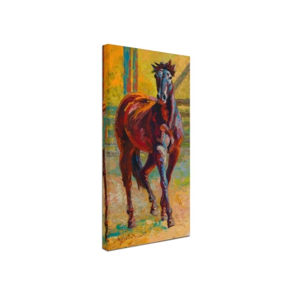 Marion Rose 'Corral Boss' Canvas Art,10x19